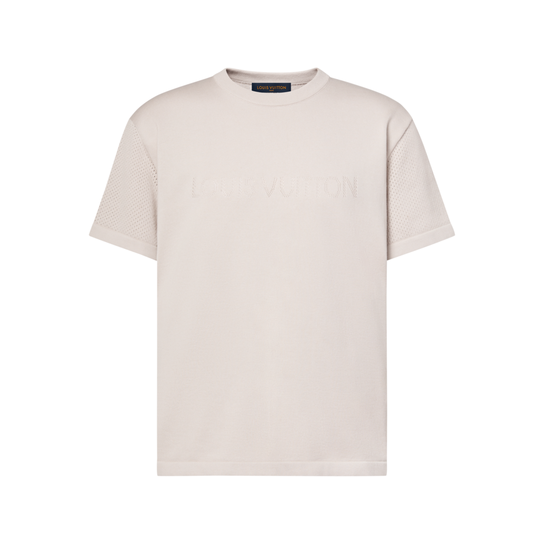 Camiseta de Manga Curta Elegante em Algodão e Cashmere - Para Ele